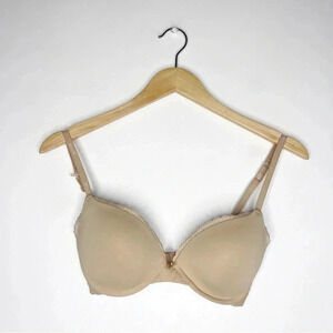 Aerie Nude Padded T-Shirt Bra Size 32 D